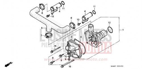 POMPE A EAU GL1500SEV de 1997